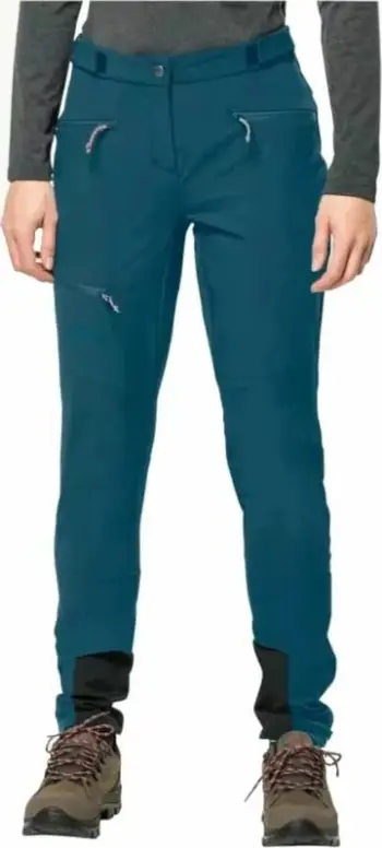 Pantallona Jack Wolfskin për femra, të kaltra