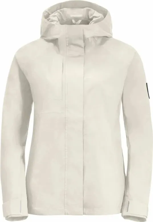 Jakne Jack Wolfskin femra, të bardhë - 1