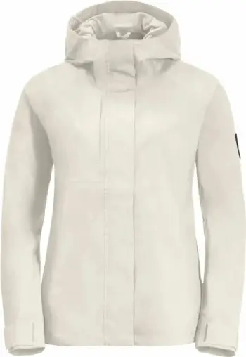 Jakne Jack Wolfskin femra, të bardhë