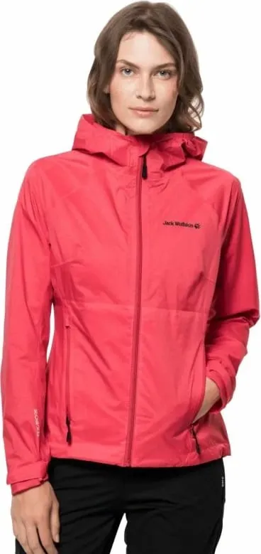 Jakne Jack Wolfskin femra, të kuqe - 2