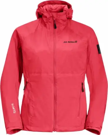 Jakne Jack Wolfskin femra, të kuqe