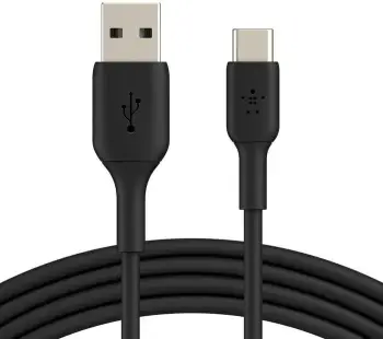 Kabllo Belkin BoostCharge, USB-C në USB-A, 2m, e zezë