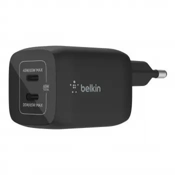 Karikues Belkin 65W PD PPS Dual USB-C GaN, i zi