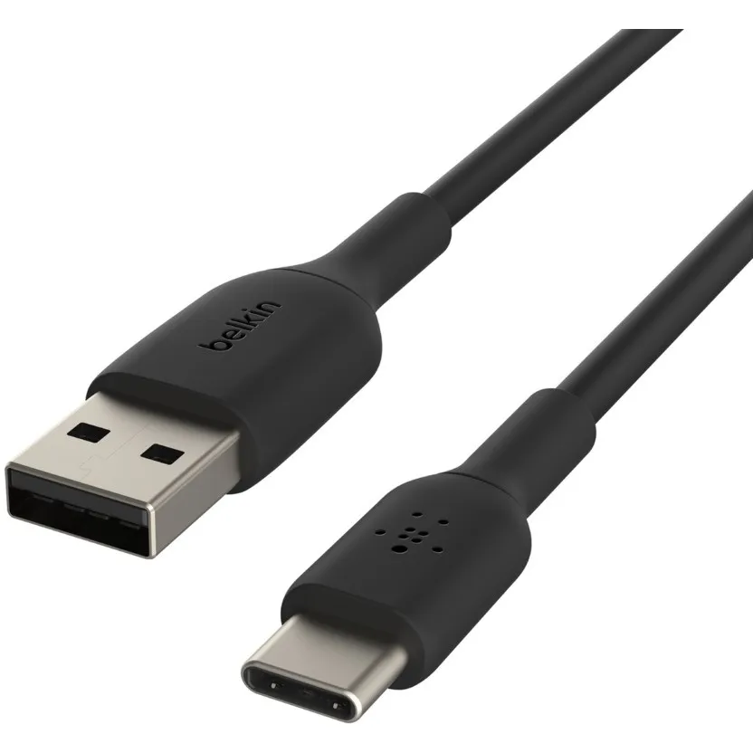 Kabllo Belkin BoostCharge, USB-A në USB-C, 3.3ft, e zezë - 1