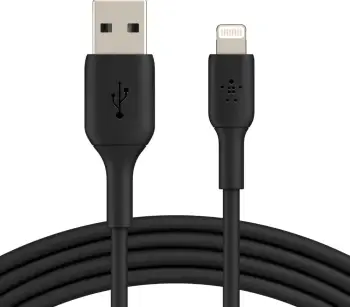 Kabllo Belkin (CAA002bt1MBK) USB-A - Lightning, 1m, e zezë
