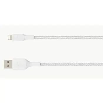 Kabllo Belkin USB-A - Lightning Cable, 0.15m, e bardhë