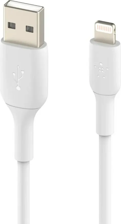 Kabllo Belkin USB-A në Lightning, 3m, e bardhë - 2
