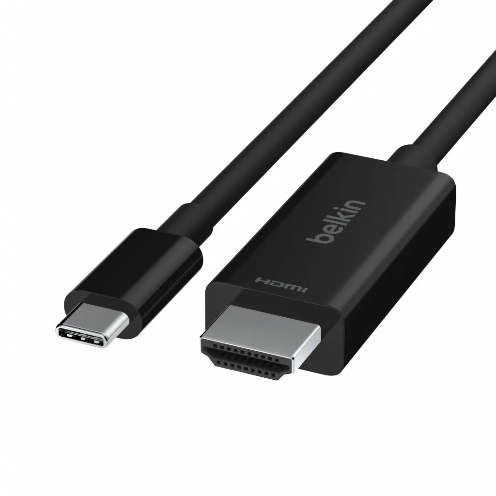 Kabllo Belkin USB-C - HDMI 2.1, 2m, e zezë - 2