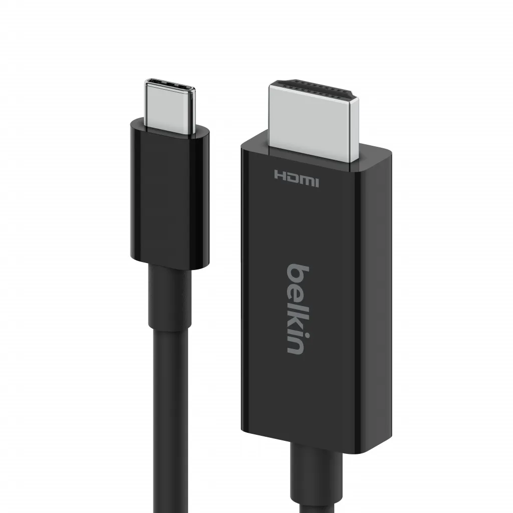 Kabllo Belkin USB-C - HDMI 2.1, 2m, e zezë - 3
