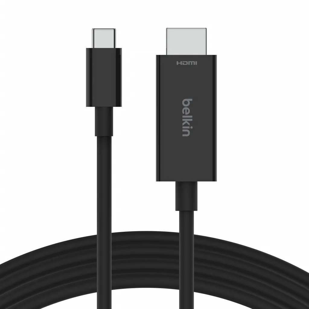 Kabllo Belkin USB-C - HDMI 2.1, 2m, e zezë - 4