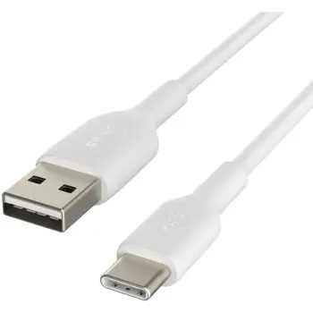 Kabllo Belkin USB-C/USB-A, 2m, e bardhë