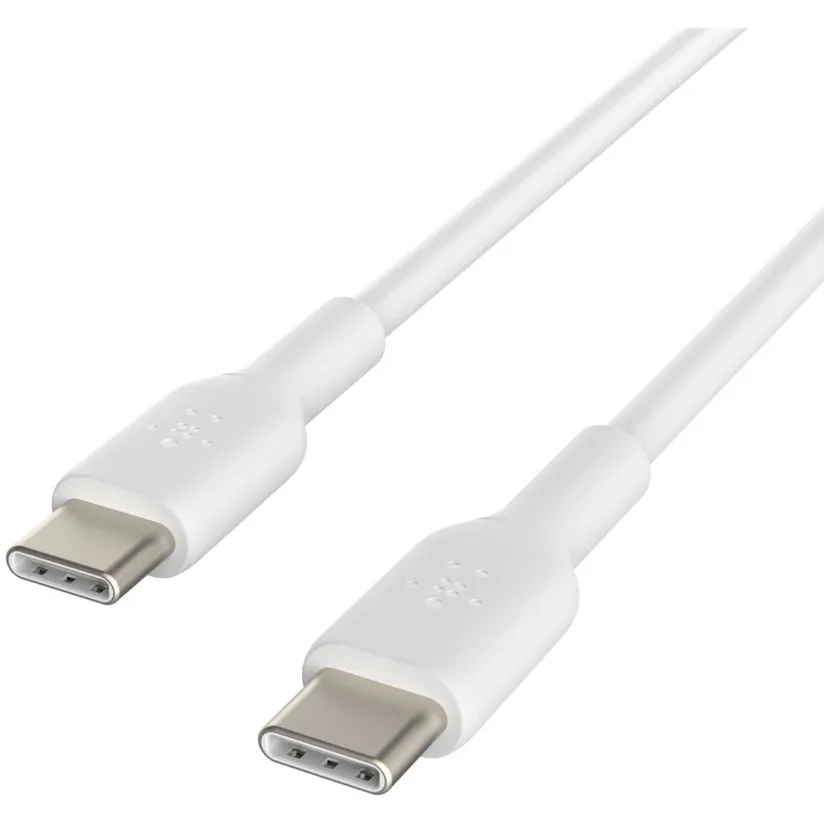 Aksesorë për telefon Belkin USB-C/USB-C Kabel PVC. 1m. i bardhë - 1