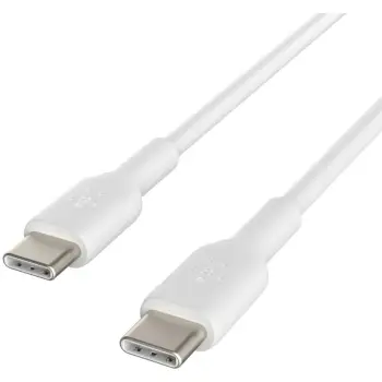 Aksesorë për telefon Belkin USB-C/USB-C Kabel PVC. 1m. i bardhë