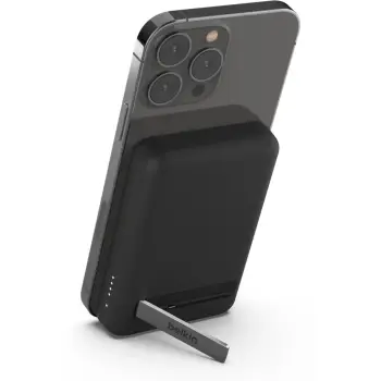 Powerbank Belkin Magn. powerbank pa tel. mbështetje. 5.000 mAh. e zezë