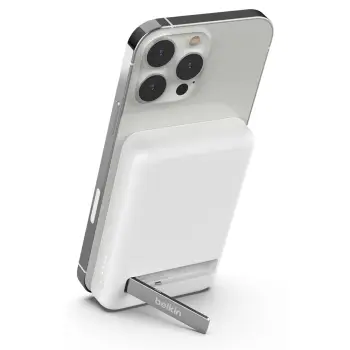 Power bank Belkin BoostCharge 5000 mAh, Wireless, Bardhë