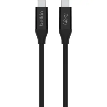 Aksesorë për telefon Belkin USB4 Kabel. USB-C/USB-C. 40 Gbit/s. 100W. 0.8m e zezë