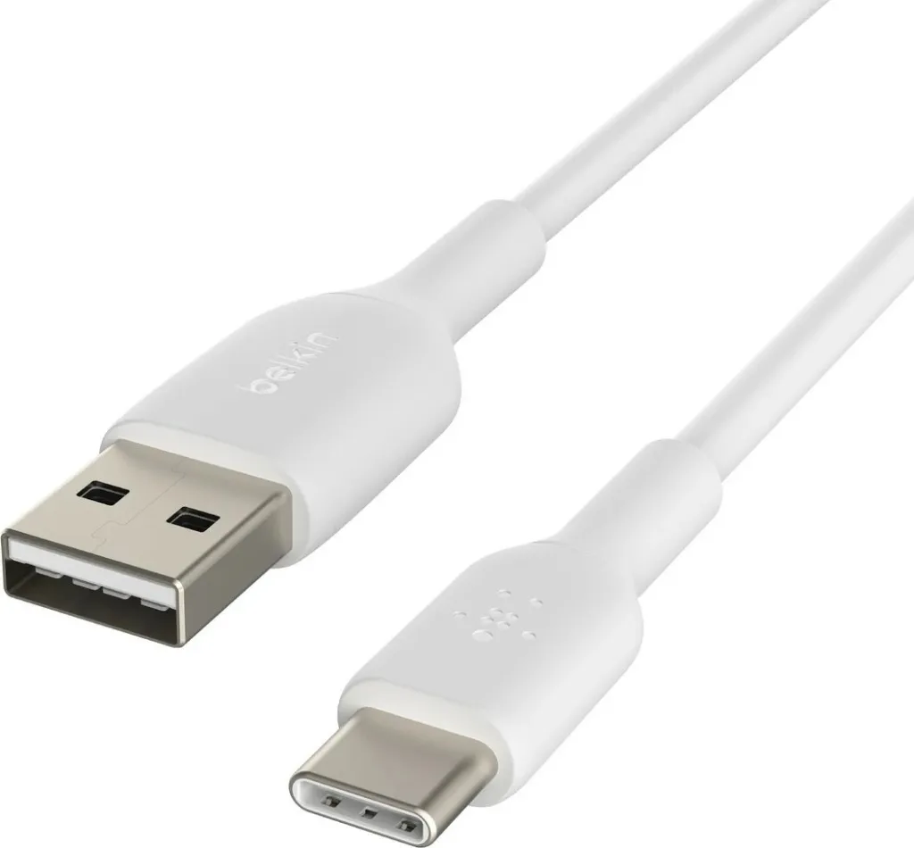 Kabllo Belkin BoostCharge, 1 m, USB A në USB C, Bardhë - 5