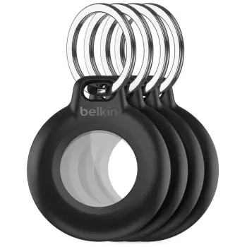 Mbështjellës Belkin MSC015BTBK, AirTag, plastikë e ricikluar, rezistent ndaj goditjeve dhe gërvishtjeve, blu
