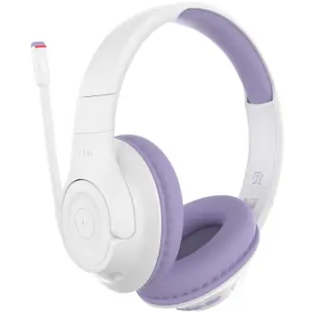 Kufje Belkin SOUNDFORM INSPIRE, wireless & me kabllo, 35 orë, mikrofon, për fëmijë, lavender/bardhë