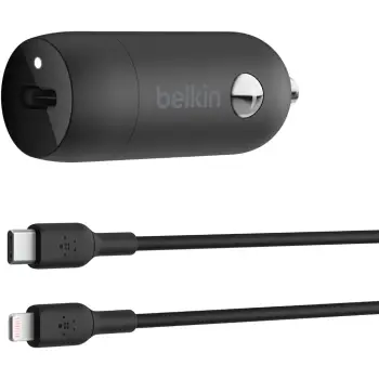 Telefon i mençur Belkin 30W USB-C Kfz-Ladegerät incl. Lightning. 1m. zi