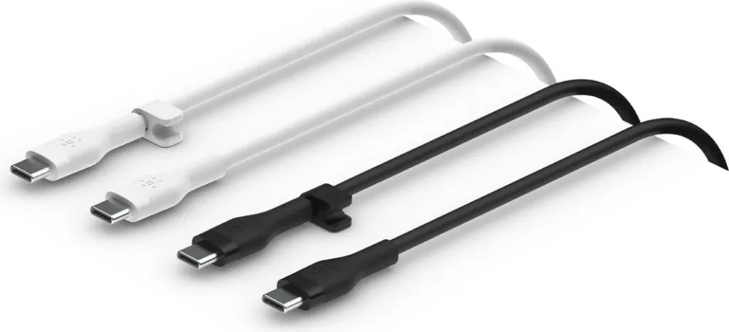 Kabllo USB-C Belkin CAB009BT1MBW2PK, 1m, e zezë dhe e bardhë - 3