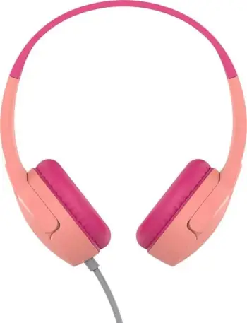 Kufje Belkin SoundForm Mini, me kabllo, për thirrje/muzikë/sport/çdo ditë, rozë
