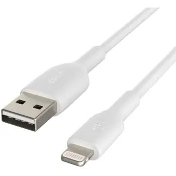 Kabllo USB Belkin Lightning Ngarkim/Sinkronizim Kabel PVC mfi i certifikuar 2m i bardhë