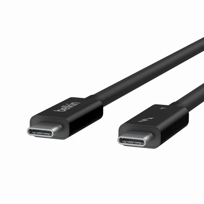 Kabëll Belkin INZ003BT1MBK, Thunderbolt 4, 1 m, i zi - 1