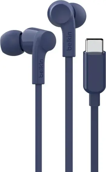 Kufje Belkin SoundForm me tela, USB Type-C, kaltër