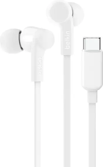Kufje Belkin SoundForm G3H0002HQWHV2 me kabllo, USB Type-C, të bardha