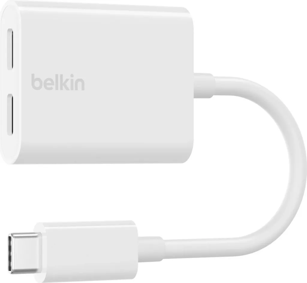 Adapter Belkin F7U081BTWH, USB Type-C, 60 W, Bardhë - 1