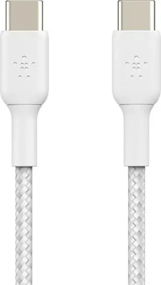 Kabllo Belkin CAB003BT2MWH, 2 m, USB C, e bardhë - 2