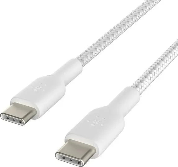 Kabllo Belkin CAB003BT2MWH, 2 m, USB C, e bardhë - 3