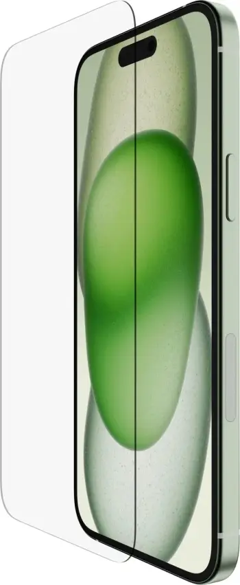 Mbështjellës ekranit Belkin ScreenForce UltraGlass për iPhone 15 Plus/14 Pro Max, transparent