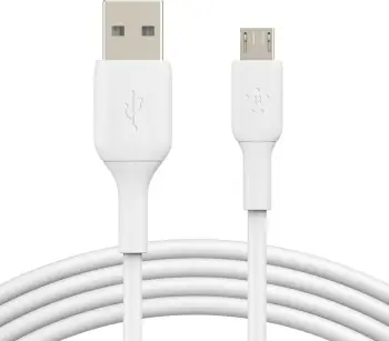 Kabllo Belkin BOOST↑CHARGE, 1 m, USB A në Micro-USB B, Bardhë