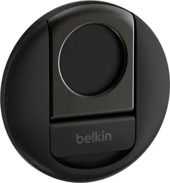 Mbajtës magnetik Belkin për iPhone me MagSafe për MacBook, ngjyrë e zezë