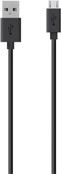 Kabëll Belkin USB A - Micro-USB, 2m, i zi - 1