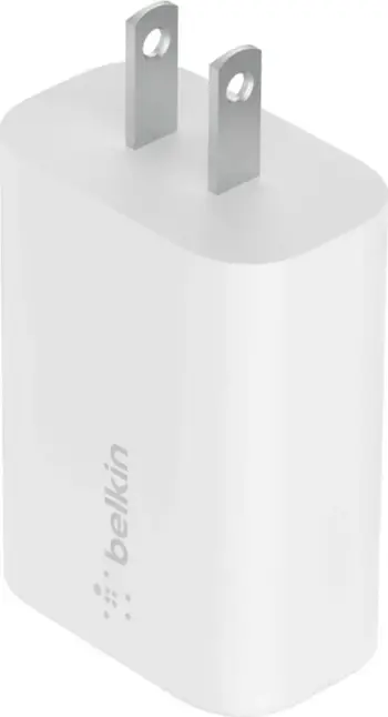 Karikues USB-C Belkin WCA004VF1MWH-B6, 25W, Bardhë
