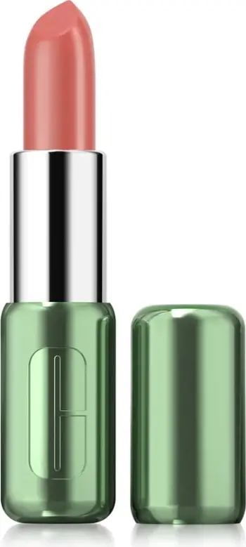 Buzëkuq Clinique Pop Longwear Satin Lipstick, Petal Pop, 3.9 g