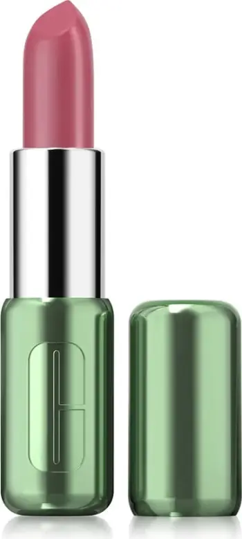 Buzëkuq për femra Clinique Pop Longwear Lipstick Satin 40 Cute Pop, 3.9g