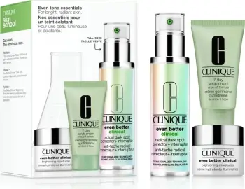 Set për kujdesin e lëkurës Clinique Even Tone Essentials për femra, 3 copë