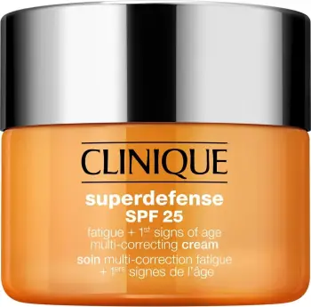 Krem fytyre për femra Clinique Superdefense SPF25 Fatigue + 1st Signs of Age Multi Correcting Cream, 30ml
