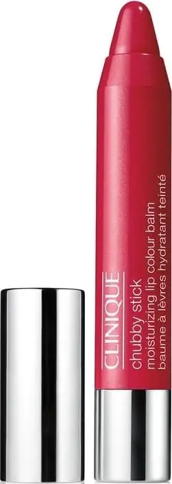 Balsam për buzë me ngjyrë Clinique Chubby Stick Moisturizing Lip Colour Balm 27 Mightiest Maraschino për femra, 3g