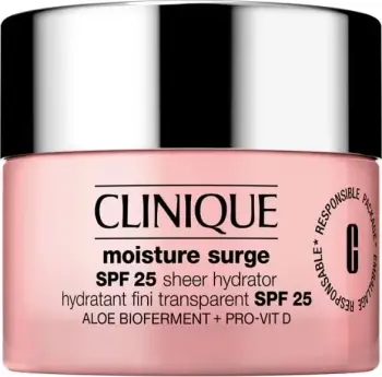 Krem fytyre Clinique Moisture Surge Sheer Hydrator, SPF25, 30ml, ngjyrë lëkure