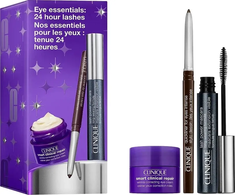Set për sy Clinique Eye Essential 24 Hour Lashes për femra, 3 copë - 1