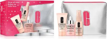 Set për fytyrë Clinique Glow All Over për femra, 4 copë