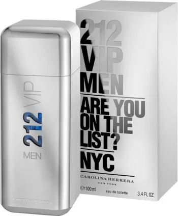 Eau de Toilette Carolina Herrera Men's 212 Vip, 100ml
