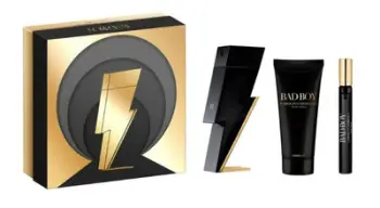 Set Carolina Herrera Bad Boy, eau de toilette 100 ml + xhel dushi 100 ml + eau de toilette 10 ml