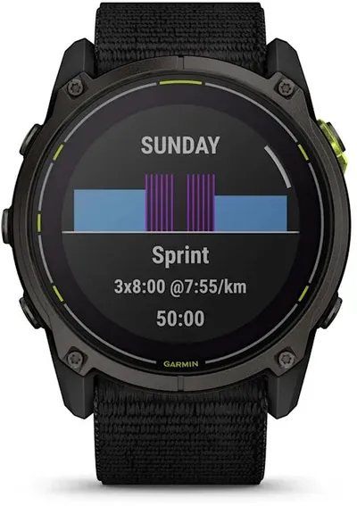 Orë smart Garmin Enduro 3, e zezë - 6