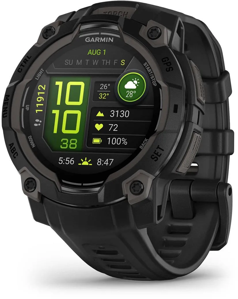 Orë Garmin Instinct 3 AMOLED, 45 mm, e zezë - 1
